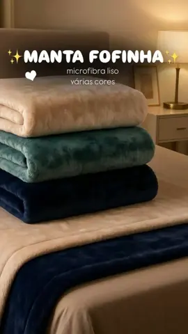 ✨Cobertor Casal De Microfibra Antialérgico.🤩 De R$86,99 por R$55,90😍 Link na bio ou comente “eu quero” e irei te enviar o link do produto. #cobertor #manta #casal #cama #achadosshopee 