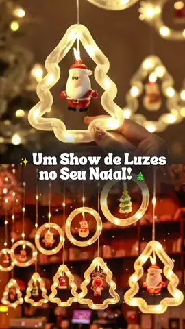 𝐈𝐥𝐮𝐦𝐢𝐧𝐞 𝐬𝐞𝐮 𝐍𝐚𝐭𝐚𝐥 𝐜𝐨𝐦 𝐞𝐬𝐬𝐞 𝐬𝐡𝐨𝐰 𝐝𝐞 𝐥𝐮𝐳𝐞𝐬! 💡🎄 Quer um Natal iluminado e cheio de charme? 💡🎄 Essa cascata de luzes 138 LEDs tem 8 modos de efeito e deixa tudo mais mágico ✨ Perfeita pra árvore, janelas ou varandas 🌟 Fácil de instalar, econômica e linda demais! 😍 ➡️𝐋𝐢𝐧𝐤 𝐧𝐚 𝐁𝐢𝐨 𝐨𝐮 𝐧𝐨𝐬 𝐜𝐨𝐦𝐞𝐧𝐭á𝐫𝐢𝐨𝐬 💖 #natal #luzesdenatal #decoracaonatalina #festas #natal2025