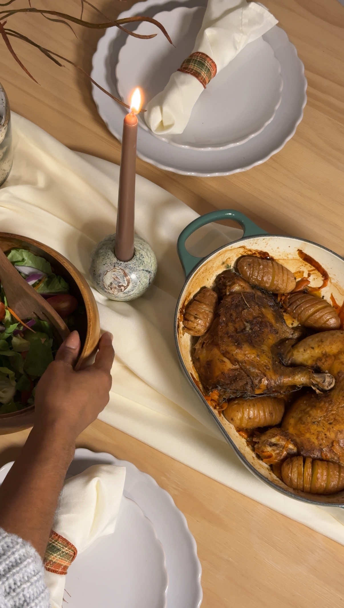 Now that we’re the new adults, what dish are y’all bringing to the hosts house? Or are YOU the host house?? #wintheseason with @Wayfair  #holidayseason2025 #thanksgiving2025 #christmas2025 #hostesstiktok 