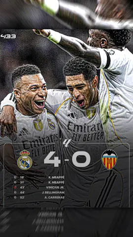 FULL TIME : REAL MADRID BERHASIL MENGALAHKAN VALENCIA DENGA SKOR 4-0😱 MBAPPE (P)⚽ MBAPPE ⚽ BELLINGHAM ⚽ A.CARERAS ⚽ #realmadrid #mbappe #bellingham #careras #fyp #foryou #lewatberanda 