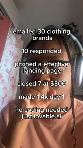 if i can do this, why cant you?? @Lovable #ugccreator #ai #sidehustle #websitedesign #fyp 