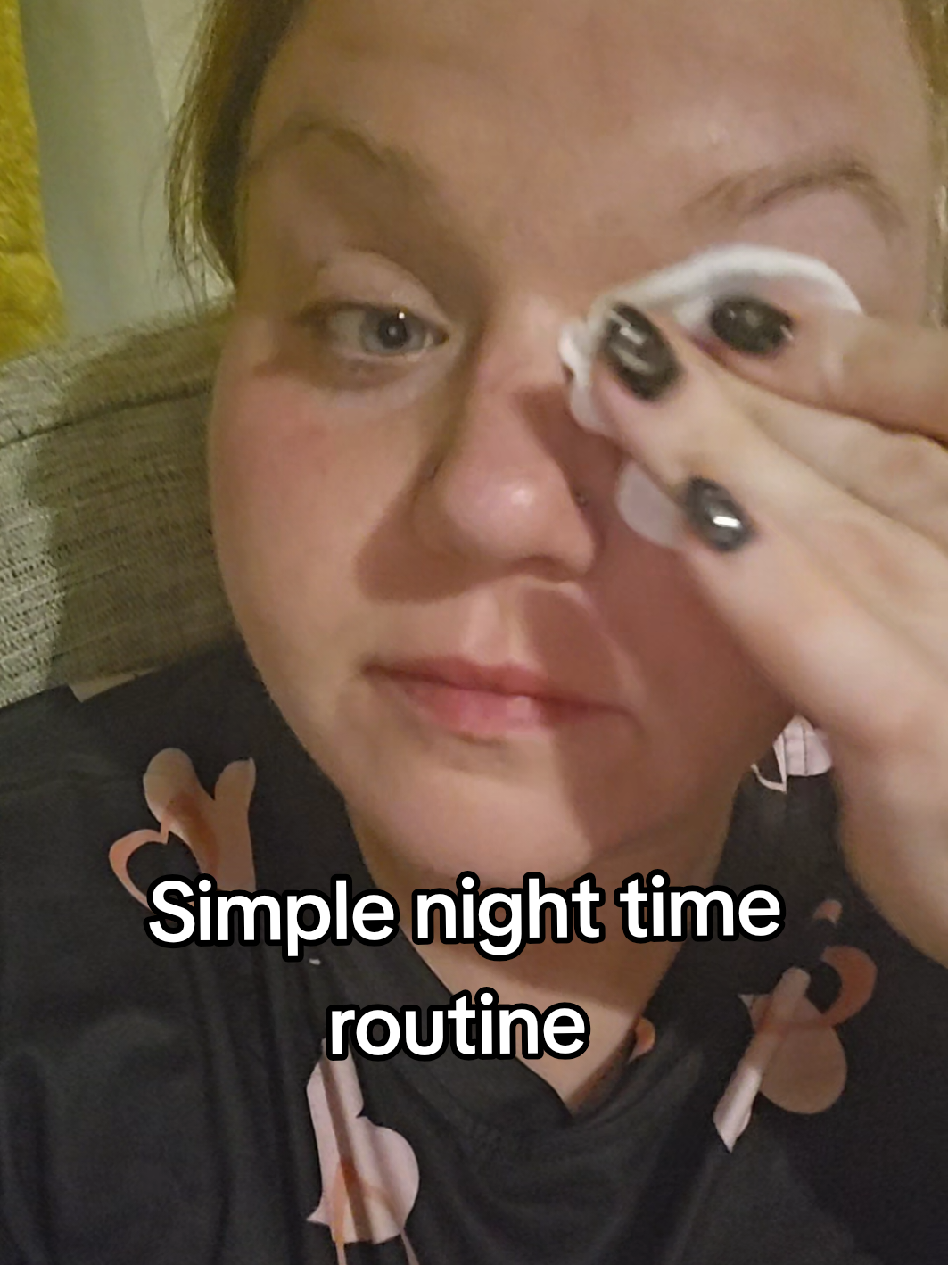 Everyone needs a good nighttime routine.  Make up off, skincare and bed 😴 #skincare #makeupremoval #simple #nighttimeroutine #beauty 