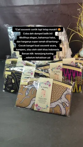 #fyp #fypシ #souvenirpernikahan #dompetbatik 