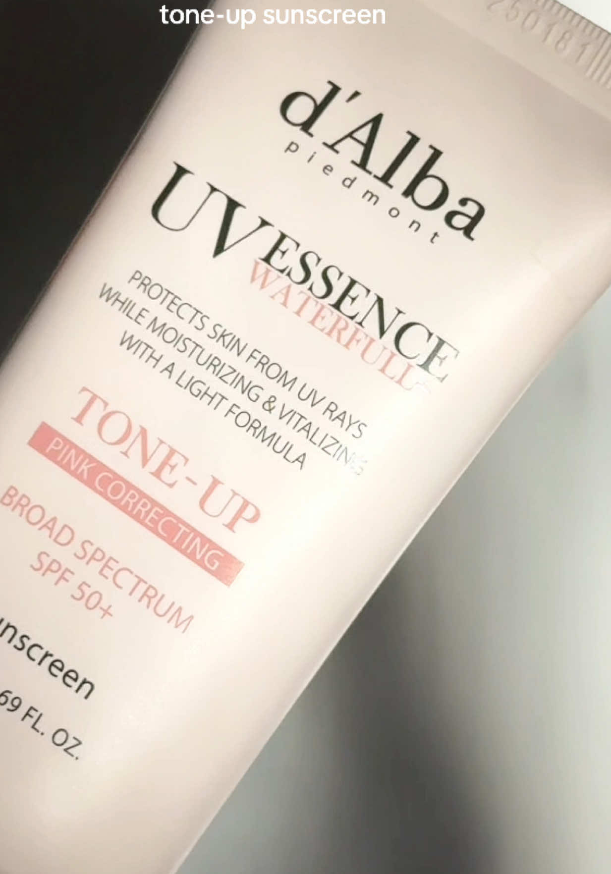 this is your sign to glow up your skincare routine w/ @DALBA UV essence tone up SPF 50 #kbeauty #skincareroutine 