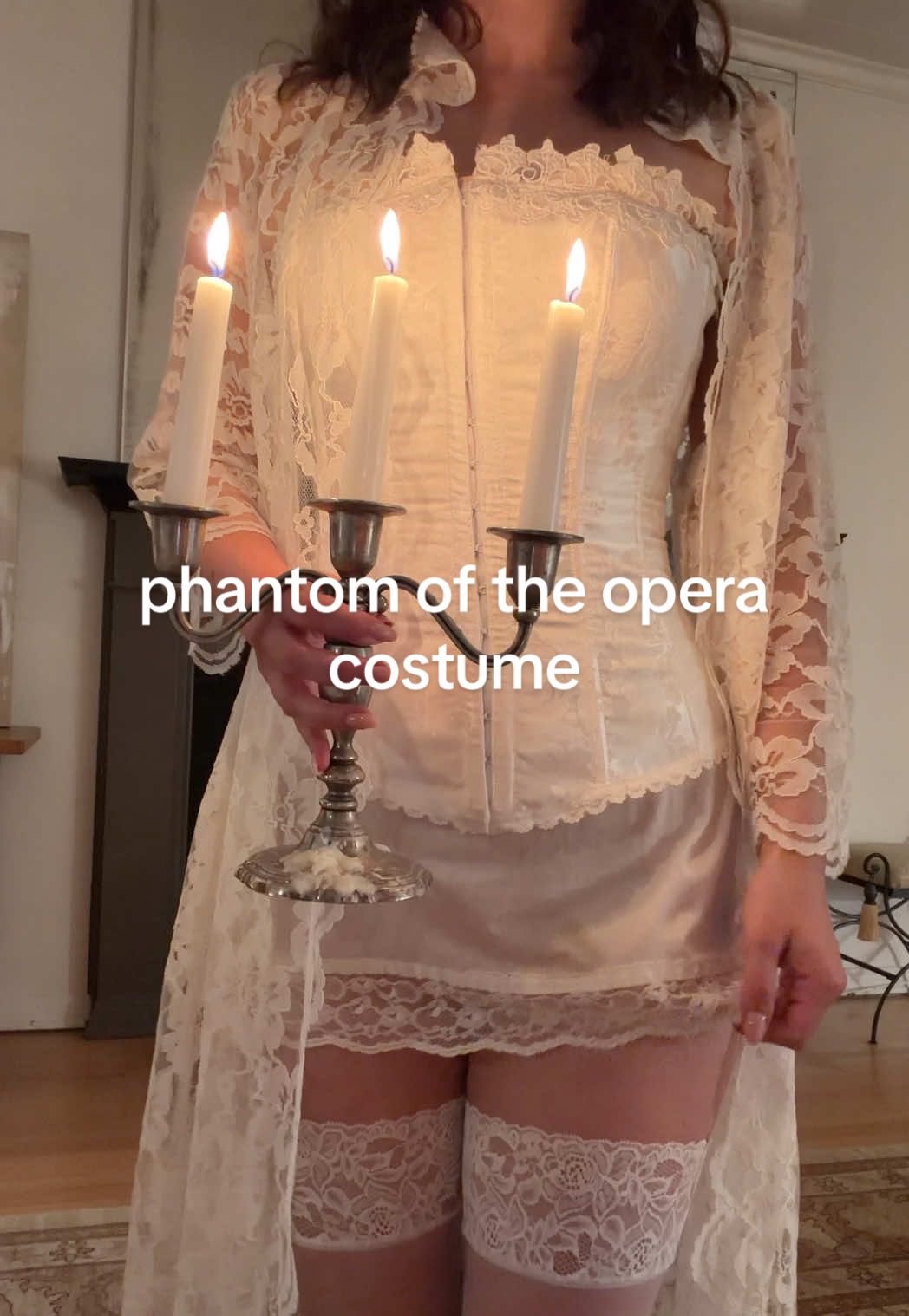 The Phantom of the Opera is there… inside my mind 🌹 Every year we try to create a fully thrifted/vintage Halloween costume and this year, we went full opera ghost. I can always count on American Vintage and American Rebel in LA to have the perfect pieces to pull it all together last minute #phantomoftheopera #phantomoftheoperacosplay #christinedaae #halloweencostume #couplescostume 