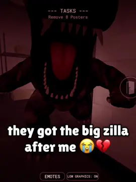 maybe i should have listened to big fred 😭💔| #fyp #viral #roblox #horrorgame #godzilla 