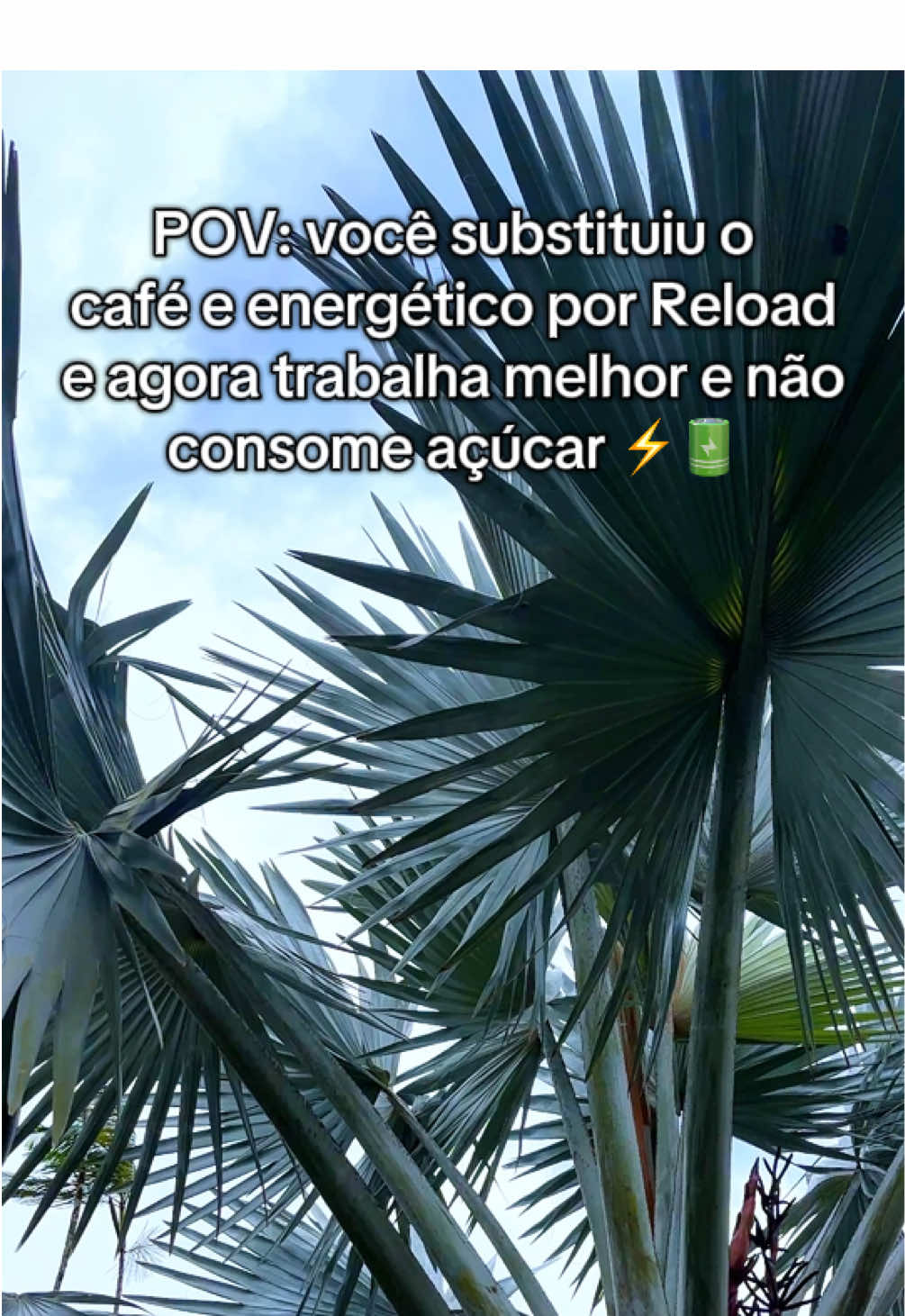 Você trocou o doce pós almoço e agora não tem mais sono e tem muito mais foco e produtividade! @Reload Performance Drink #energetico #foco #concentração #clt #fyp 