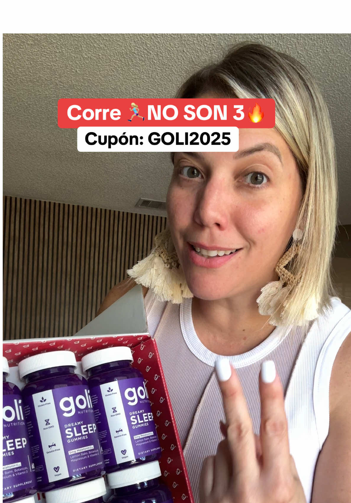 GOLI DREAM SLEEP 😴 💤  @Goli® Nutrition  ⚠️Disclaimer: El precio mostrado es el vigente al momento de la grabación y puede cambiar. Las promociones pueden tener restricciones o disponibilidad limitada. #tiktokshopcreatorpicks  #tiktokshopcybermonday #tiktokshopblackfriday #SuperBrandDayBFCM #SBDGOLI 