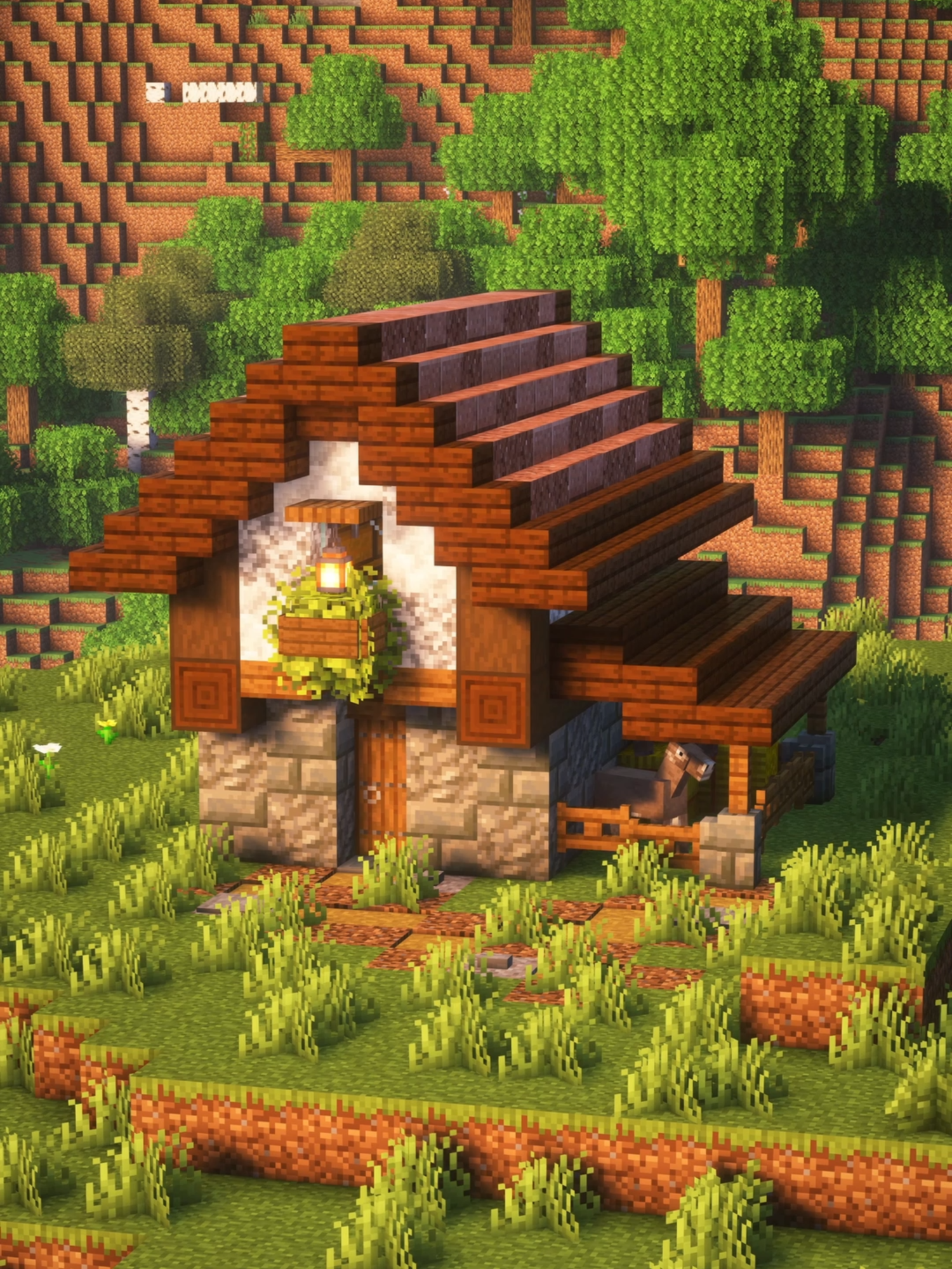 Small two floor storage #Minecraft #minecraftbuilding #minecrafttutorial #minecrafter #minecraftideas #minecrafthouse #fyp