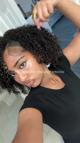 Finally posted for my girlies <33                              @elfcosmetics peach color corrector @NYX Professional Makeup serum concealer                                              @elfcosmetics bronzer & blush @Milani Cosmetics lipliner         @nyx epic liner, lipliner, & butter gloss                                         @Revlon Cosmetics super lustrous lipgloss               @essence.cosmetics lash princess false lash effect.                             #fyp #foryou #makeuptutorial 