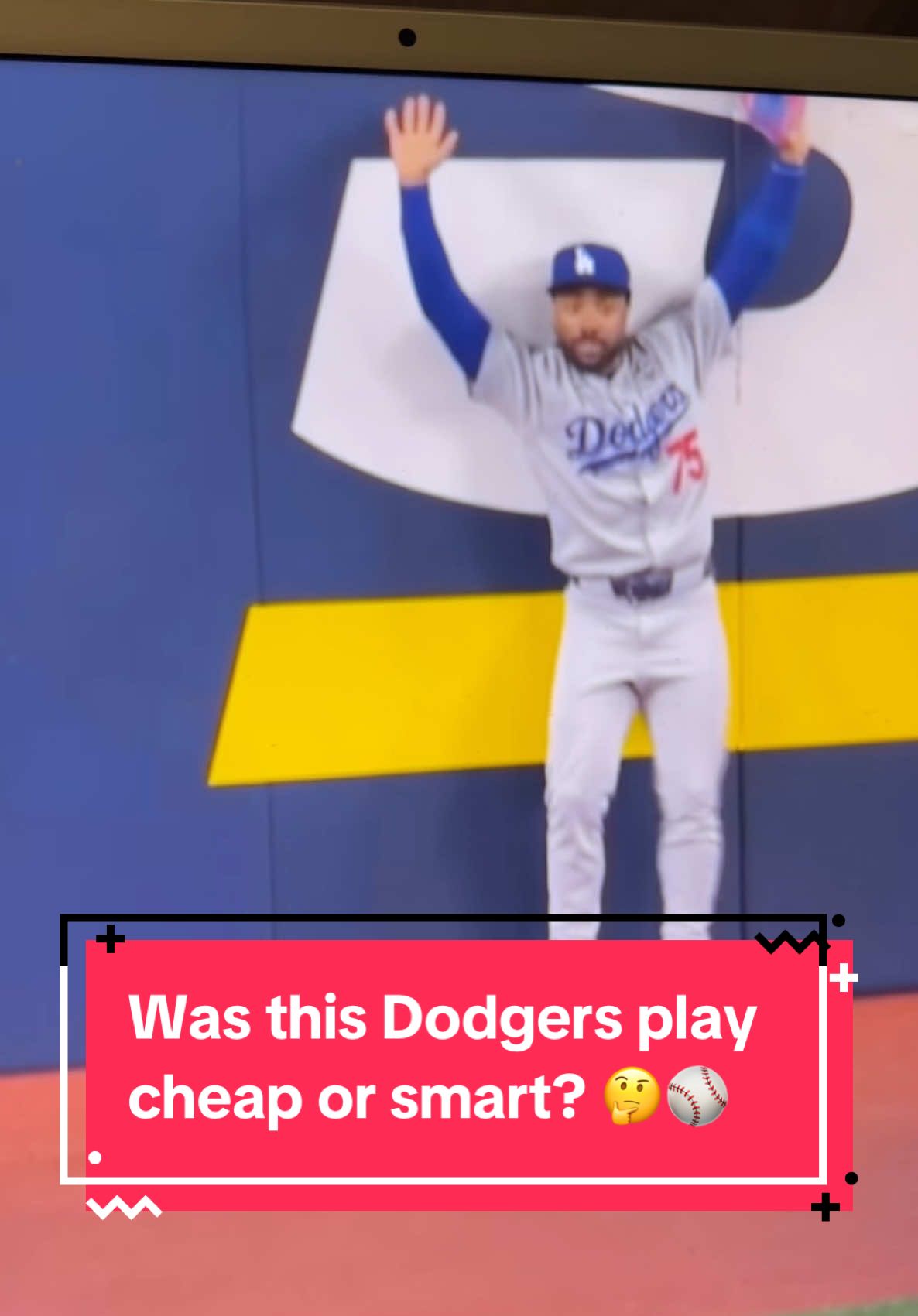 World Series Game 7 follows Dodgers controversy in game 6. A Blue Jays fly ball was stuck under the wall and kept a run from scoring in the ninth inning and Los Angeles went on to win #MLB #WorldSeries #game7 #dodgers #bluejays 