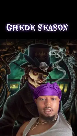 My favorite time of year ! ☠️⚰️💜🖤Kwaa!#ghede #bravgede #spirituality #lwa #kwasenbo