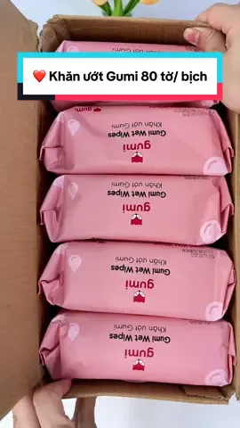 Trả lời @bichphuong97 ❤️ Khăn ướt Gumi 80 tờ/ bịch đang có voucher còn hỗ trợ ship về tận nhà quá rẻ #khanuotgumi #cindythuytichcuc 
