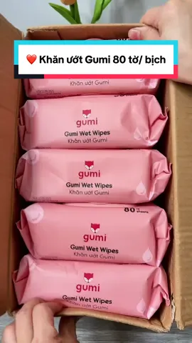 Trả lời @Hương Hướng Nội ❤️ Khăn ướt Gumi 80 tờ/ bịch đang có voucher còn hỗ trợ ship về tận nhà quá rẻ #khanuotgumi #cindythuytichcuc 