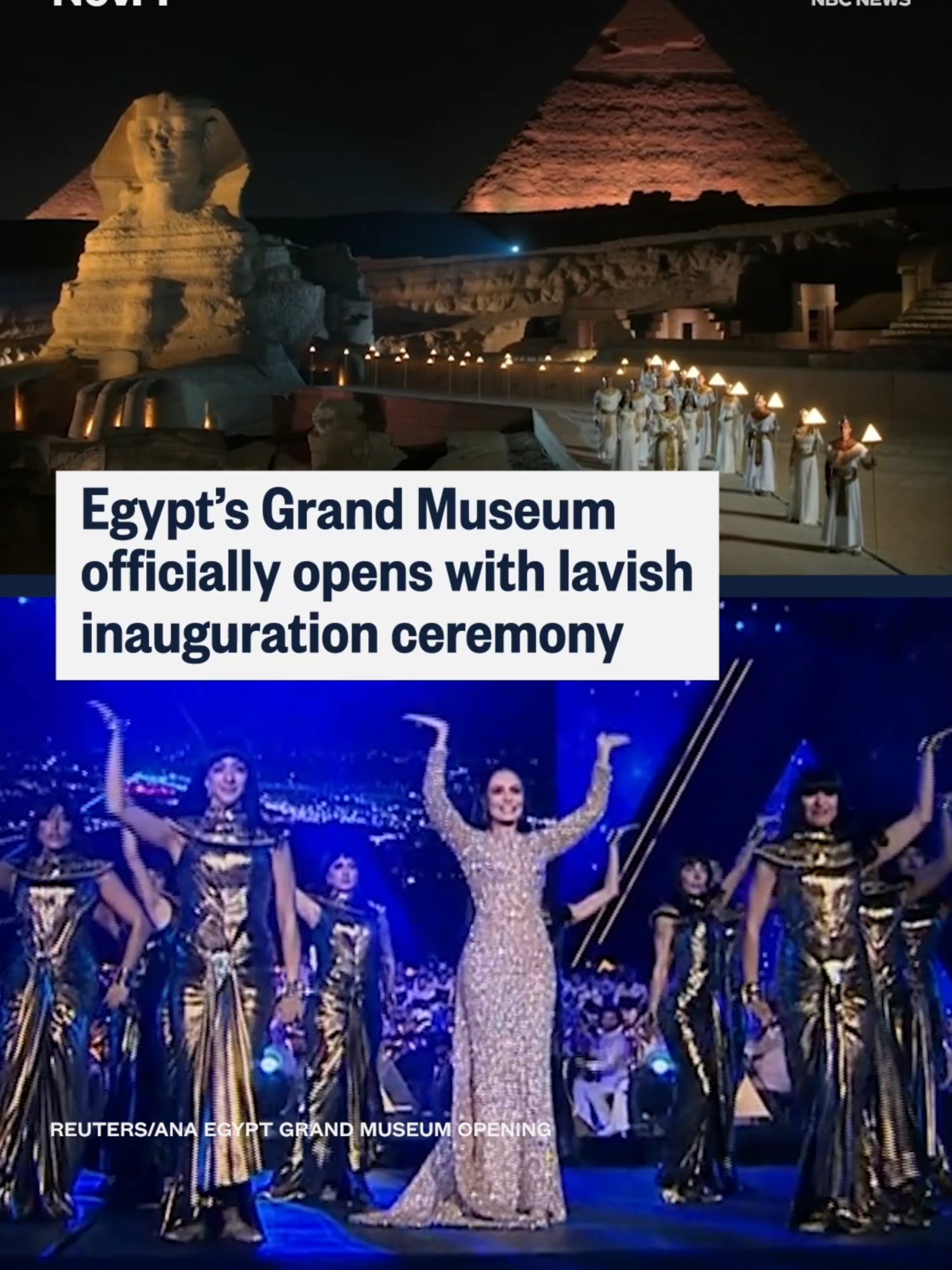 Monarchs, world leaders and heads of state attended a lavish opening ceremony for the Grand Museum in #Egypt, the country touting it as 