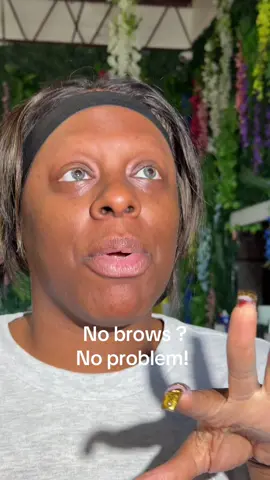 No brows ? No problem !! Let me do it!!! 