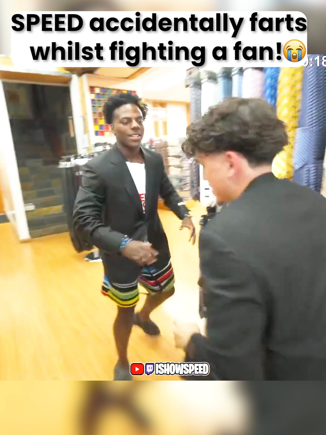 Bro really farted on a fan... #vibes #funny #ishowspeed