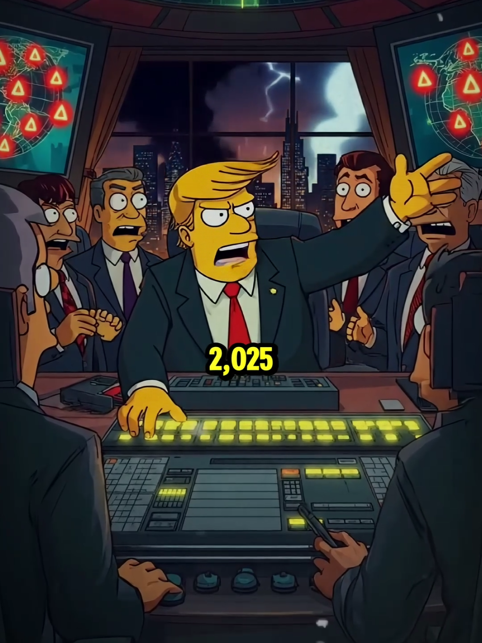 Simpsons prediction about Donald Trump in November 2025?! #CreepyTikTok #SimpsonsProphecy #SimpsonsPredicted #simpsonsclips #aigenerated 