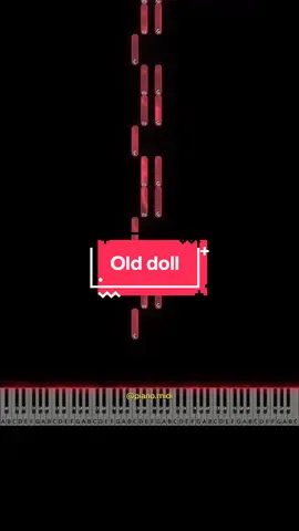 Old doll | tutorial | like/follow-more | #pianotutorials #pianocovers #pianotok 