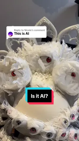 Replying to @Nicole are we really at a place where we can’t imagine what real art built by hands can actually look like? #aiart #realart #artist#costumedesign #servos 