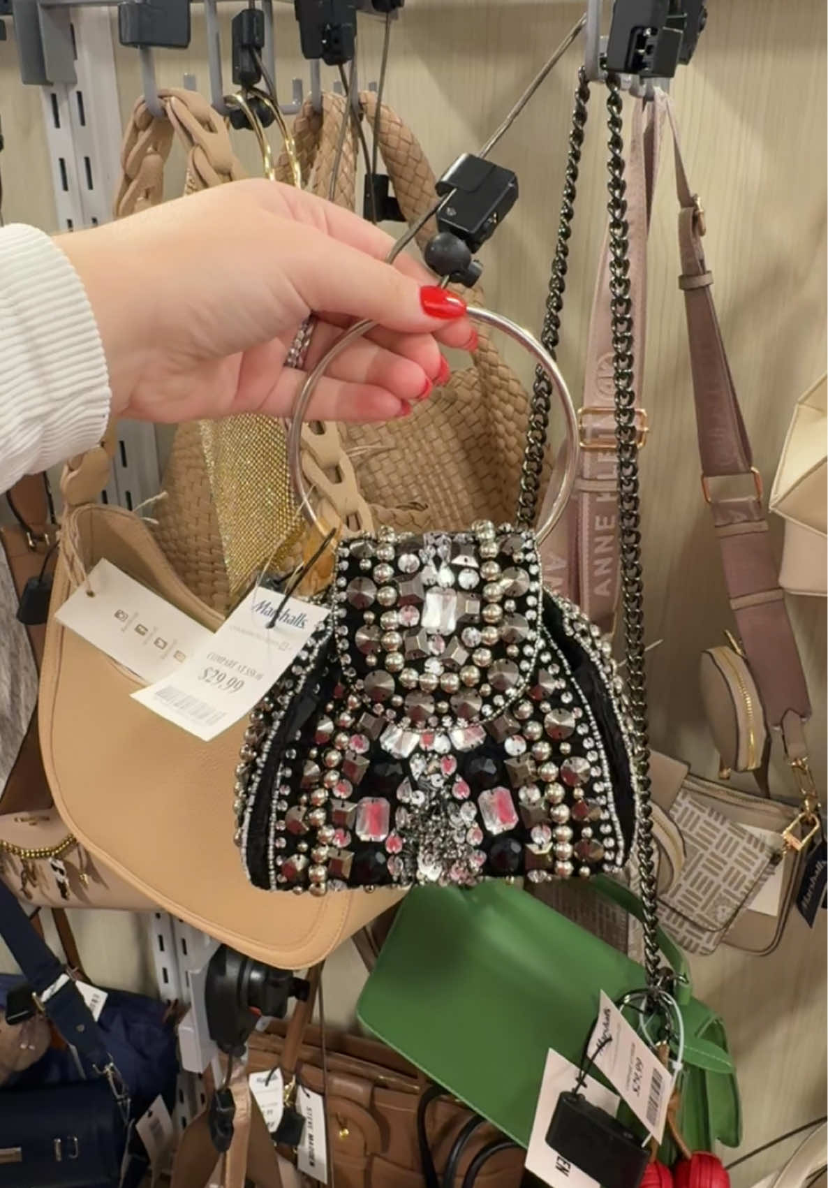 Gorgeous gorgeous finds @Marshalls tonight 🛍️👜 #marshalls #marshallsfinds #marshallshaul #shopping #handbag 