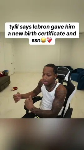 tylil says lebron gave him a new birth certificate and ssn😂❤️‍🩹#tylil #cloverboys #rakai #fyp #viral  