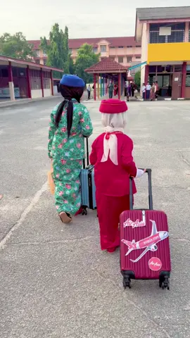 Hari kerjaya anak2 fruits harini di sekolah rendah kemumin🥰 #pramugarimuda #airasia #masairlines 