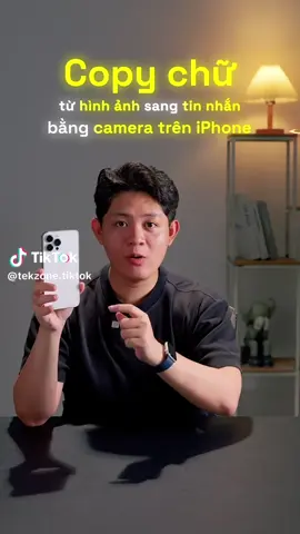 Cách coppy chữ từ hình ảnh bằng Camera trên IPhone ✍️ #ios26 #iphonetricks #iphonetips #meovat #topzonetayninh 