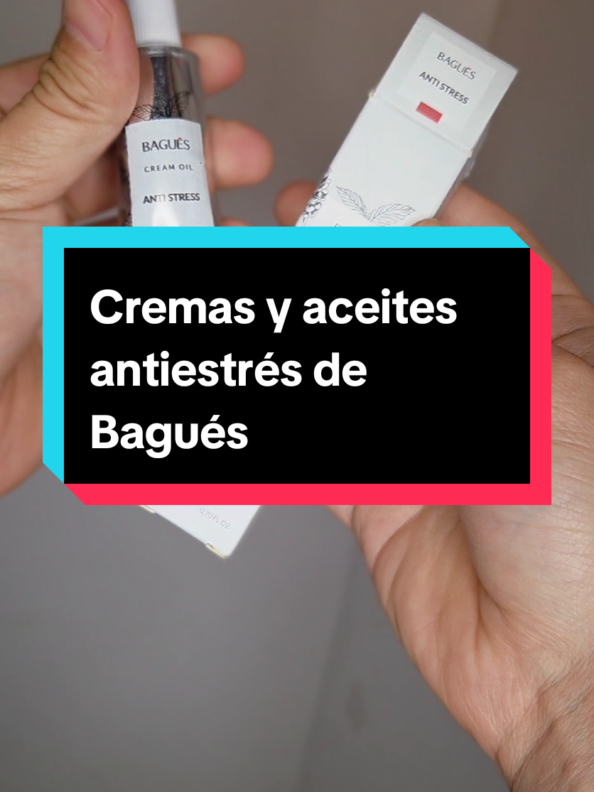 ¿Estrés? ¡Desconecta con estos tesoros de Bagués! Cream Oil Anti Stress, Crema de Lavanda y Aceites Esenciales de Lavanda + Manzanilla para un relax total. 🧘‍♀️✨ #antiestres #Crema #masajes 