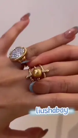 Wow so cool#pearl #ring #jewelry #foryoupage❤️❤️ #fyp 