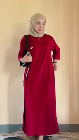 maroon nya cakepp🥰😍 #dress #fashionwanita #bestseller 