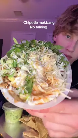 Hung over chipotle hits different #mukbang #chipotle #fyp #viral 