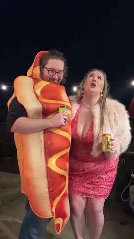 jennifer & her hotdog #jennifercoolidge #halloweencostume #fyp 