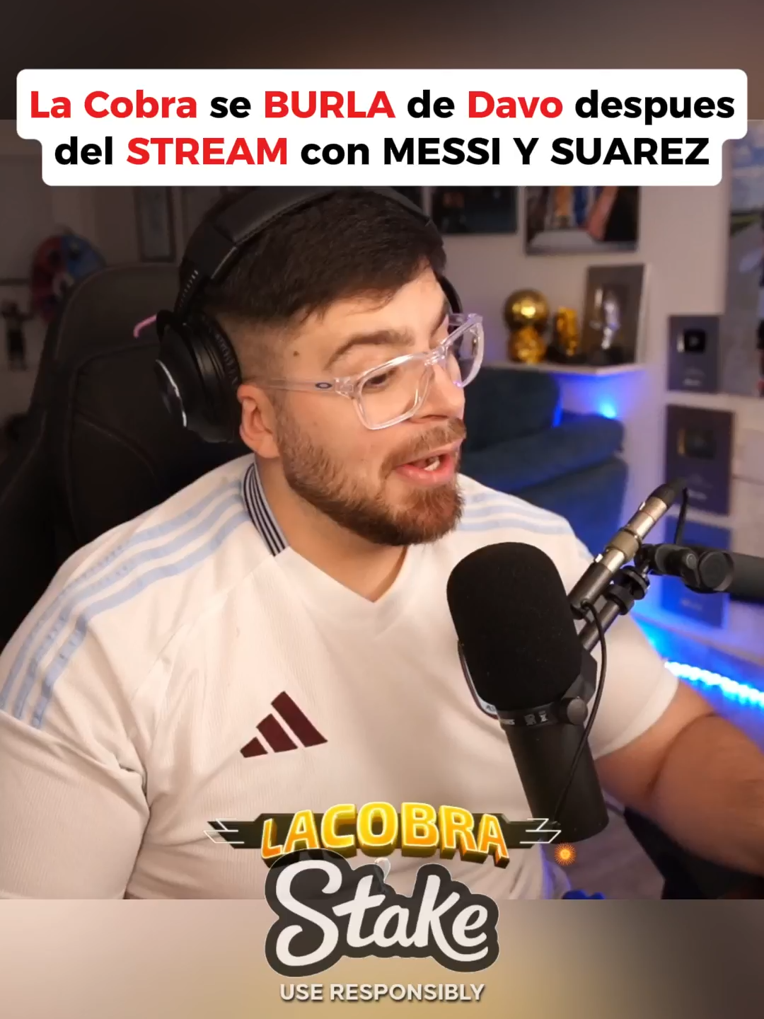 La cobra se burla de davo #lacobraaa #lacobra #davooxeneize #davoxeneize #davo #messi