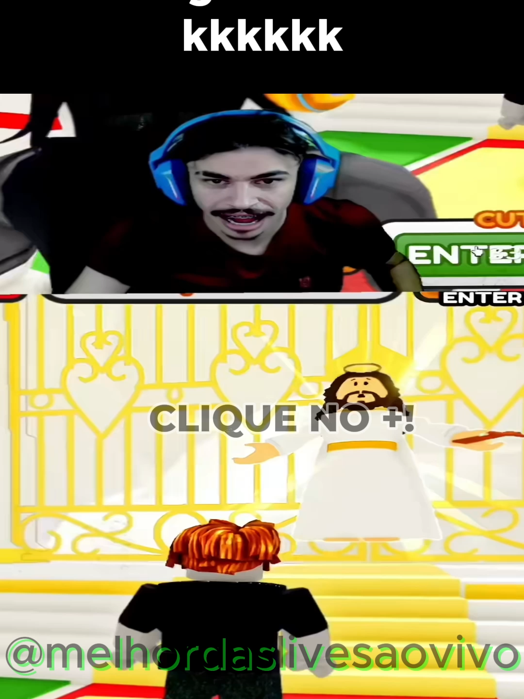 Chegandando no céu kkkk Bistecone Roblox escada para o céu. #Streamer #bistecone #roblox