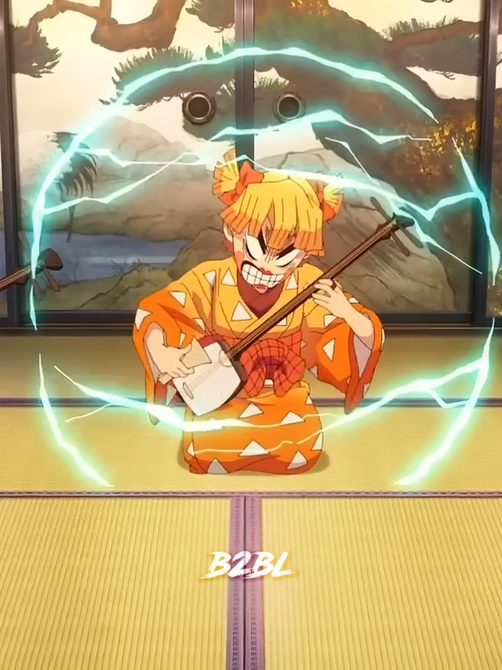 Zenitsu ft. Biwa, Infinity Castle. #demonslayer #infinitycastle #animeedit #amv_anime #amv 