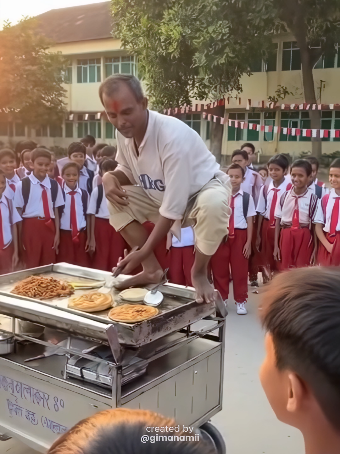 4 Sehat 5 Sekarat Semangat Indonesiaku 💪 __ Image: @Higgsfield AI  Video: @ImagineArt 