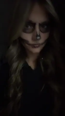 Except my boy isnt going anywhere 😛 #halloween #skullmakeup #xyzbca #teamwork #fypシ゚viral 