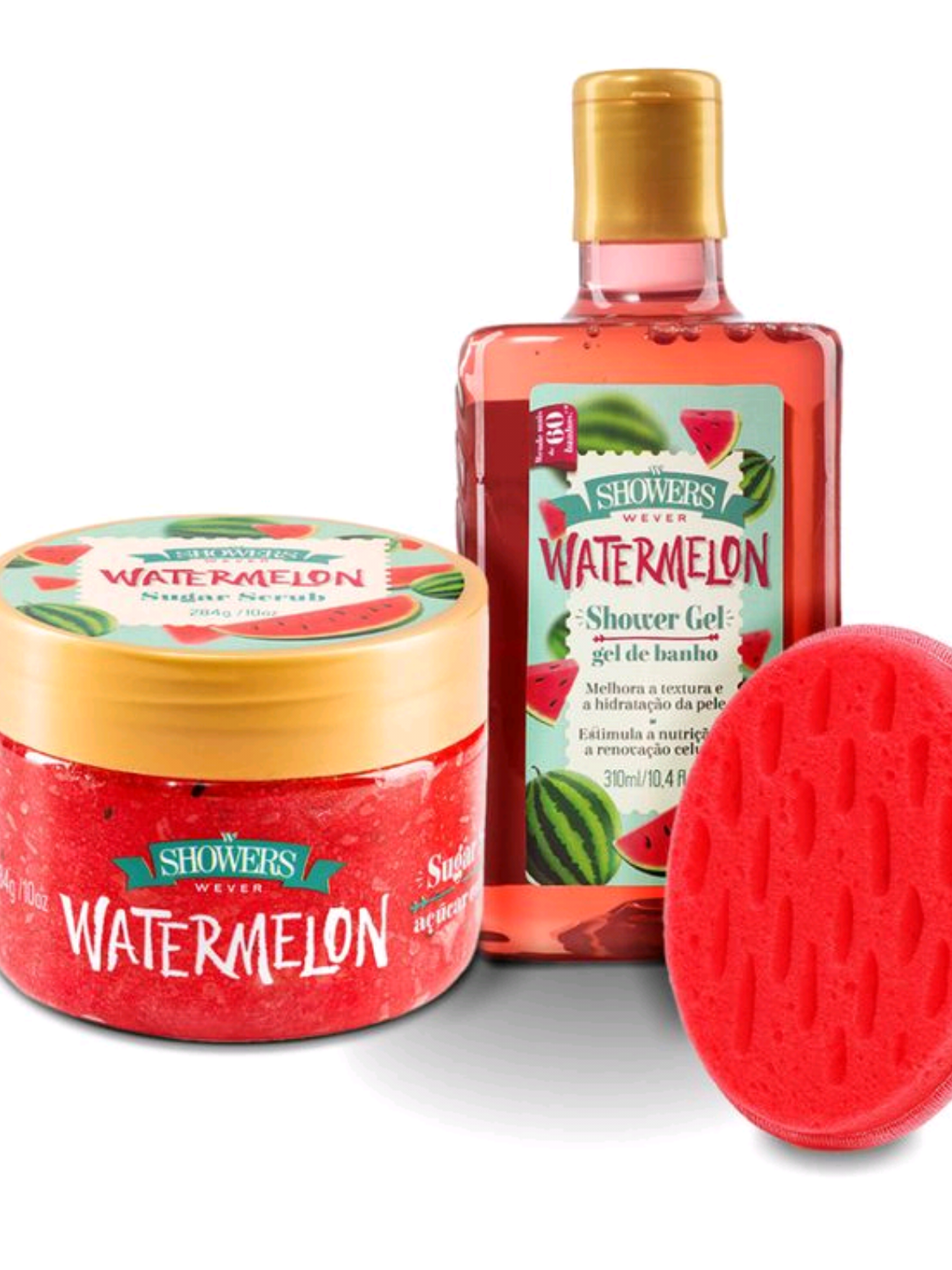 Kit esfoliante e gel para banheiro 🧼🚿🍉✨ #cuidado #esfoliante #autoestima #banhopremium #shopee 