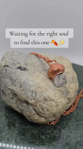 Where the forest meets the heart; a little spell of copper and light ✨ #greenrosealchemy #forestinspired #handcraftedjewelry #earthymagic #creatorsearchinsights 