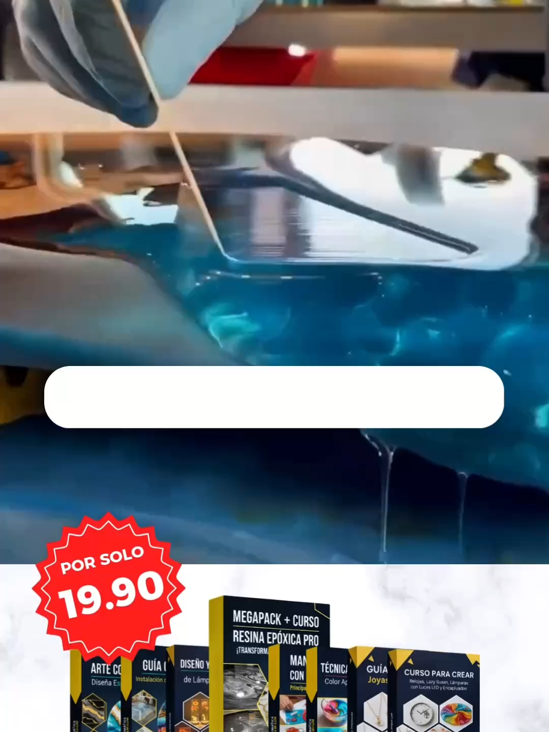 Conviértete en menos de 7 días un experto aplicador de resina e inicia tu propio negocio en casa o taller ✨ 🚀 . 🔥 Megapack + Curso Resina Epóxica Pro 🔥 ¡𝐏𝐨𝐫 𝐬𝐨𝐥𝐨 𝐒/𝟏𝟗.𝟗𝟎 𝐲 𝐩𝐨𝐫 𝐭𝐢𝐞𝐦𝐩𝐨 𝐥𝐢𝐦𝐢𝐭𝐚𝐝𝐨! ⏳ Aprende desde cero y paso a paso a crear pisos, mesas y objetos decorativos con resina epóxica profesional. Domina las técnicas más modernas para lograr acabados brillantes, resistentes y de alto valor comercial. 💻 Modalidad: 100% Online 📥 Acceso: Inmediato y de por vida 📹 Contenido: +100 clases paso a paso Aprenderás a: ✅ Domina la resina epóxica desde cero: aprende paso a paso a diseñar, preparar y aplicar como un profesional. ✅ Descubre el método secreto: crea diseños espectaculares sin gastar de más. ✅ Elige la resina ideal: conoce cada tipo y úsala correctamente según tu proyecto. ✅ Ahorra hasta 80% de resina: aplica técnicas inteligentes que maximizan tu inversión. ✅ Calcula con precisión: usa solo lo necesario y evita desperdicios. ✅ Logra acabados perfectos: desmolda fácil, elimina burbujas y evita que la resina se opaque o amarillee. ✅ Compra con confianza: aprende dónde conseguir la mejor resina en tu ciudad. ✅ ¡Y mucho más contenido práctico y creativo! 𝗕𝗢𝗡𝗢𝗦 𝗘𝗫𝗖𝗟𝗨𝗦𝗜𝗩𝗢𝗦: 🎁 Arte con resina: diseña espejos únicos 🎁 Técnicas decorativas y color aplicado a la resina 🎁 Guía Completa: Instalación de Pisos 3D Epóxicos 🎁 Manualidades Con Resina Epoxi Principiantes 🎁 Guia completa de Joyas Con Resina 🎁 Curso para crear relojes, lazy susan, lámparas con luces led y encapsulados 🎁 Diseño y construcción de lámparas de resina ♻️ Incluye acceso a las actualizaciones de por vida y sin costo adicional 🚨 𝐎𝐟𝐞𝐫𝐭𝐚 𝐟𝐥𝐚𝐬𝐡 𝐩𝐨𝐫 𝐡𝐨𝐲, todo este MEGAPACK por solo S/.19.90 😱 💳 𝗙𝗢𝗥𝗠𝗔𝗦 𝗗𝗘 𝗣𝗔𝗚𝗢: ✔️ Yape | ✔️ Plin | ✔️ BCP  📲 Escríbenos por WhatsApp para darte más información  ⏳ Oferta disponible hasta hoy a las 11:59 p. m. ¡No dejes pasar esta oportunidad!
