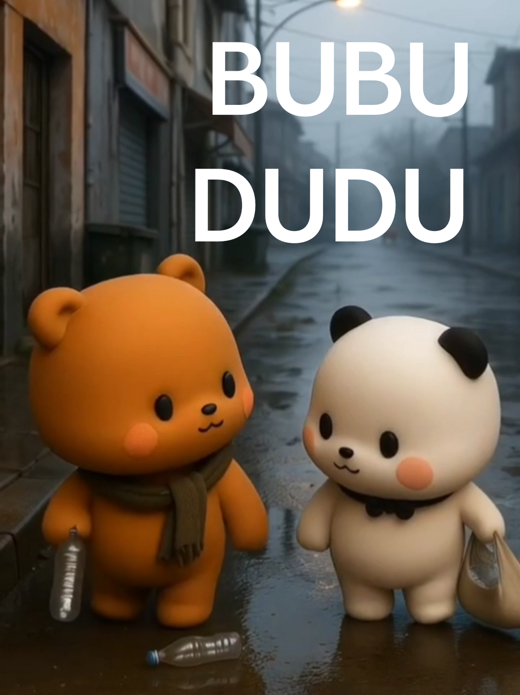 In poverty and in wealth we are always together. Bubu and Dudu love story. #dudu #bubu #Love #romantic #together 