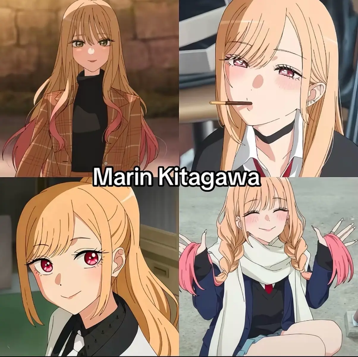 They all look so good it’s insane #mydressupdarling #sonobisquedollwakoiwosuru #marinkitagawa #romanceanime #marinkitagawaedit 