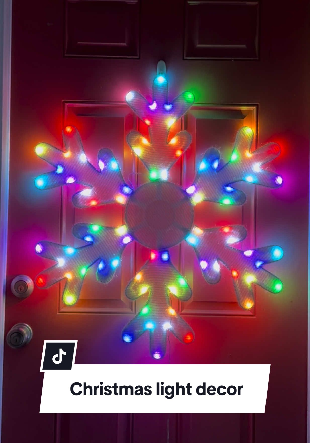 Smart LED Christmas light decor! It’s the most beautiful light we put out! #christmasdecor #christmaslights #tiktokshopblackfriday #tiktokshopcybermonday 