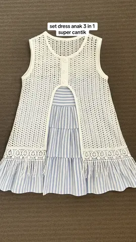 #CapCut dress 3 in 1 anak super cantik,cocok banget dipake buat jalan jalan ke pantai #dressanak #dressanakperempuan #ootdanakperempuan #fashionanak 