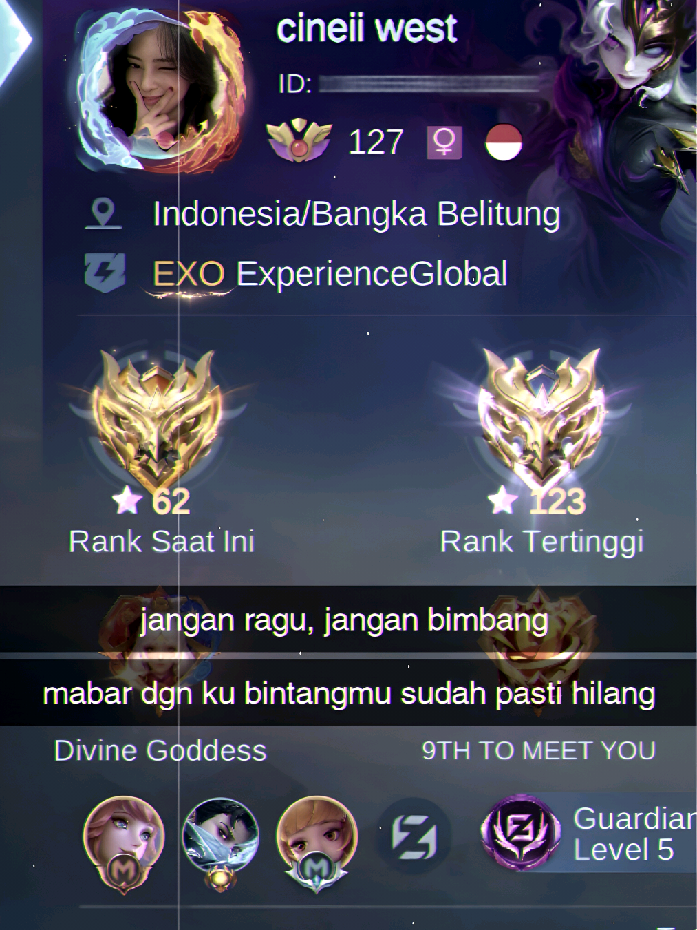 wen ia ws                                                                               [ cr : @𝟒𝐍-Rnyu ft 𝙂𝙂 ]                                                 #mlbb #jj #preset