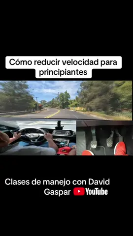 Cómo reducir velocidad #parati #viral #tutorialesdemanejo #clasesdemanejo #aprendeamanejar 