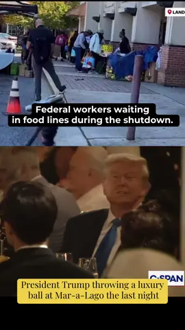 We’re living through a New Gilded Age. The wealthiest and most powerful are throwing million-dollar balls… while federal employees stood in food lines to feed their kids during a government shutdown. History has seen this before: Lavish excess at the top. Struggle and scarcity at the bottom. And a political class that tells the struggling to “be patient” while they toast with champagne. This isn’t about left or right. It’s about what kind of country we’re becoming — one where public servants wait for groceries… while the people who caused the shutdown party under crystal chandeliers. If this looks familiar, it’s because it is. We’ve already had a Gilded Age. We already learned what happens when wealth is worshipped and workers are disposable. The question now is whether we remember — or repeat it. A society that feeds the rich first will always starve the soul of its democracy.  #New#NewGildedAgeo#EconomicJusticeu#ShutdownStoriese#AmericanInequalityrkersDeserveBetter
