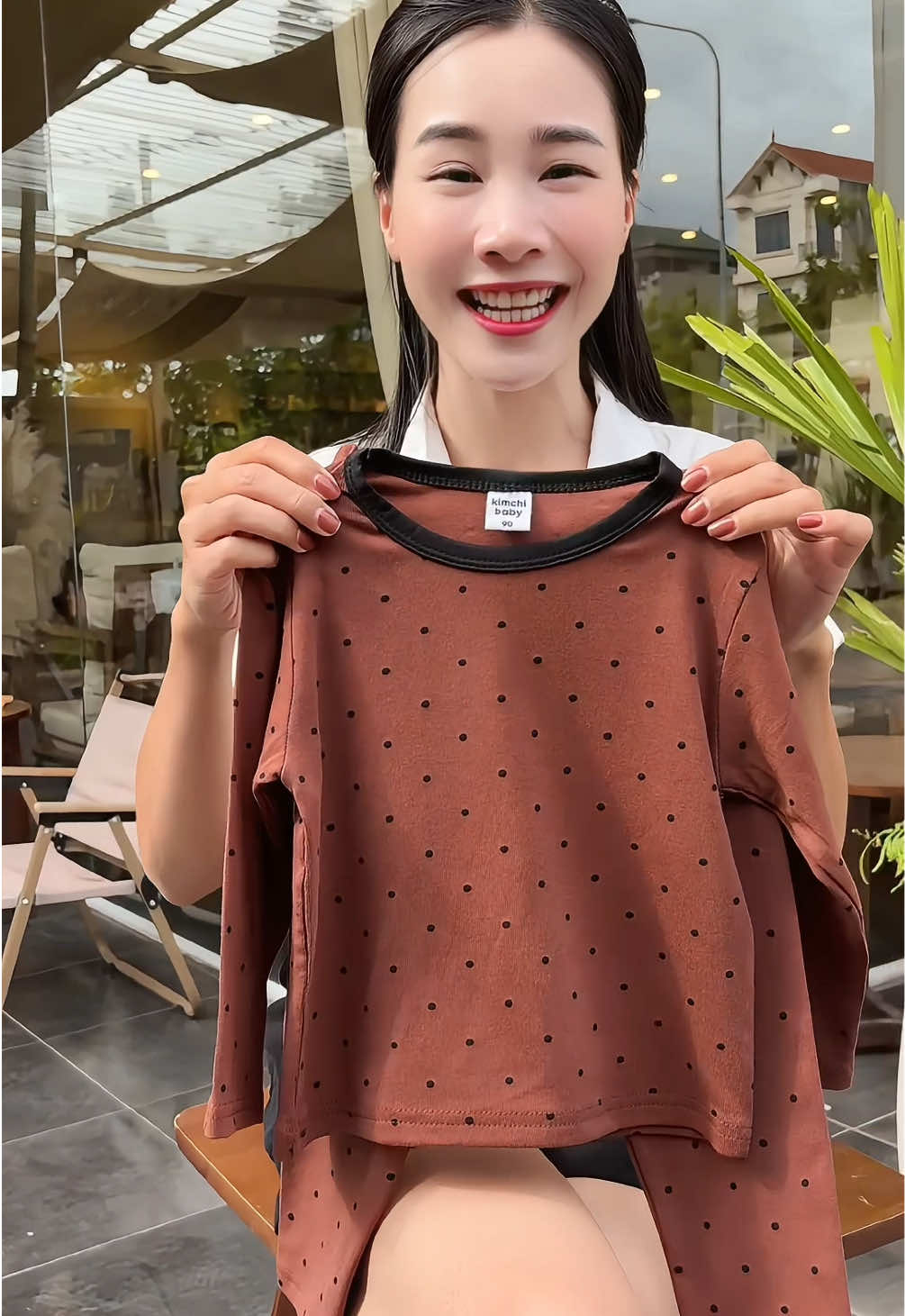 Chất cotton mềm mại, co giãn đỉnh luôn #bodaitaychobe #bothudongchobe #bocottonchobe #quanaotreem #viral 