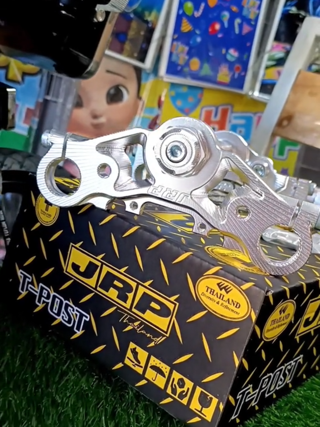 #JRP CNC t-post v2 raider150💯✅ #thailand🇹🇭 #motorshow #Pantra #streetbikeconcept 